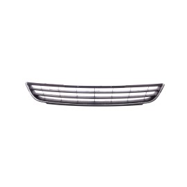 Perfit Liner Lower Bumper Grille W/Chrome Surround Molding Fit 11-14 Volkswagen Jetta Black