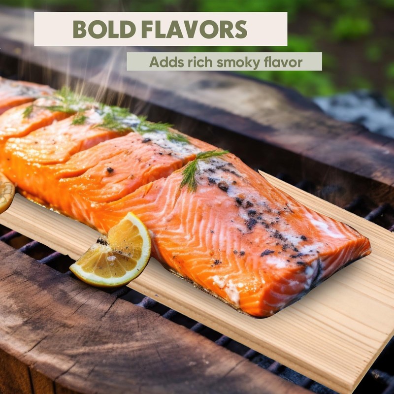 3/6/10/13/20 Pcs XL XXL Large Cedar Plank for Grilling Salmon