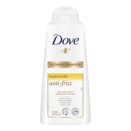 DOVE Acondicionador Dove Nutrición Anti-Frizz para el cuidado del cabello seco, inmanejable y con frizz, nutrición profunda desde el primer lavado 675 ml
