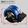 DELUXEFOX Bicycle Bell Double Bell Loud Horn Aluminum Alloy Bicycle