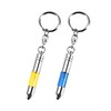 [VEAGIA] 2 Pcs Anti-Static Key Chain Anti Static Blue +