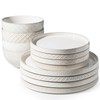Getstar Dinnerware Sets, Plates and Bowls Sets (10.5” Dish +