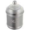 Italo Ottinetti Dull Aluminium Storage Canister Sale 10 cm, Metallic,