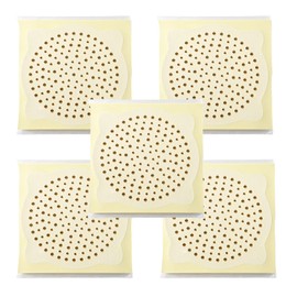 DFsucces Drain Seal, Hair Removal Sheet, 100 Pieces, Drain for Bathroom, Washroom, Kitchen, Bathroom, Washstand (4.7 inches (12 cm)