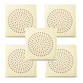 DFsucces Drain Seal, Hair Removal Sheet, 100 Pieces, Drain for Bathroom, Washroom, Kitchen, Bathroom, Washstand (4.7 inches (12 cm)
