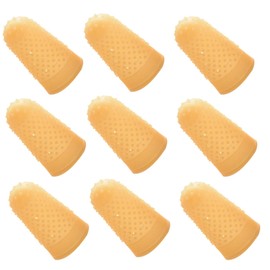 FOMIYES 20pcs Static Rubber Finger Covers Nonslip Finger Tips for Money Counting and Office Use for Enhanced Grip and Protection
