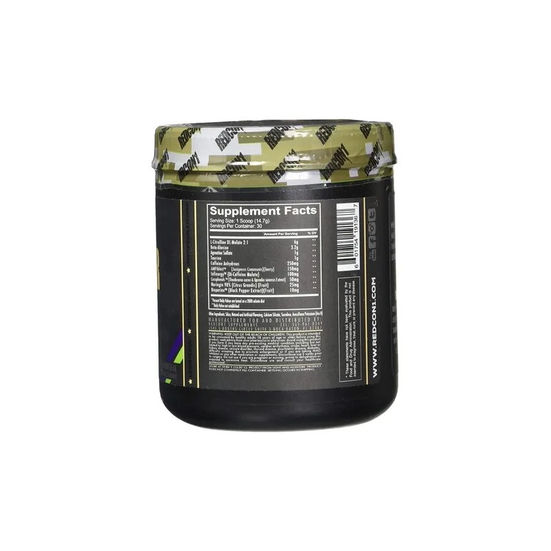 Pre Entreno Redcon1 Total War 30 Servicios Sabores Mer Env