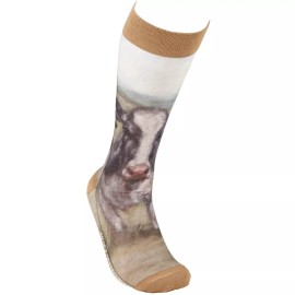 Primitives by Kathy Dairy Cows Unisex Knee High Socks Size M/L Primitives by Kathy Novelty New