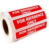 Top label for Reference Only Label Stickers,4x1 Inch Industrial Labels,500