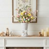 Relexome White Ceramic Bow Vase Unique Cute Decorative Bouquet Flower