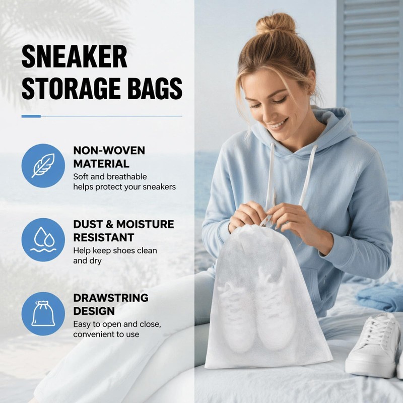 Shoe Cleaning Kit - Shoe Washing Bag - Footwear Storage