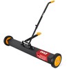 Pyle 36" Rolling Magnetic Sweeper with Adjustable Handle - Strong