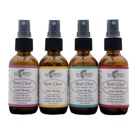 ELEVATED Rear Clear - Toilet Paper Spray for Wiping – Makes Flushable Wipes for Adults – Cleanse & Moisturize - Baby Wipes for Men Women – Cloth Wipes - Flushable Wet Wipes Alternative (Bear-able)