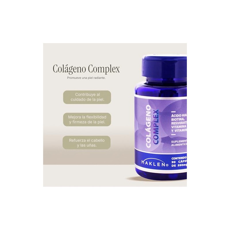 COLAGENO COMPLEX BEAUTY - Maklen Colágeno Hidrolizado + Acido Hialurónico,