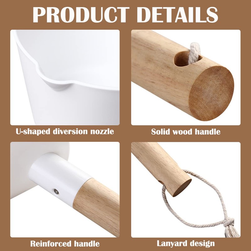 DOERDO Plastic Water Ladle Bath Ladle Dipper Spoons Long Handle