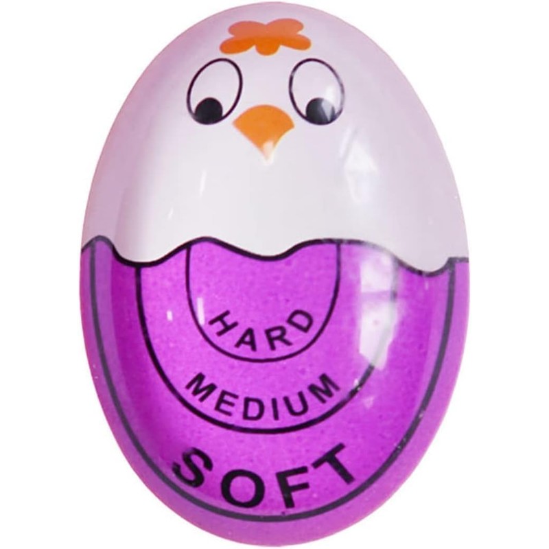 Purple Kitchen Timer Practical Reminder Color Changing Egg Timer Soft