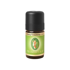 PRIMAVERA Ätherisches Öl Ylang-Ylang kompl. bio 5 ml - Aromaöl, Duftöl, Aromatherapie - harmonisierend, entkrampfend - vegan