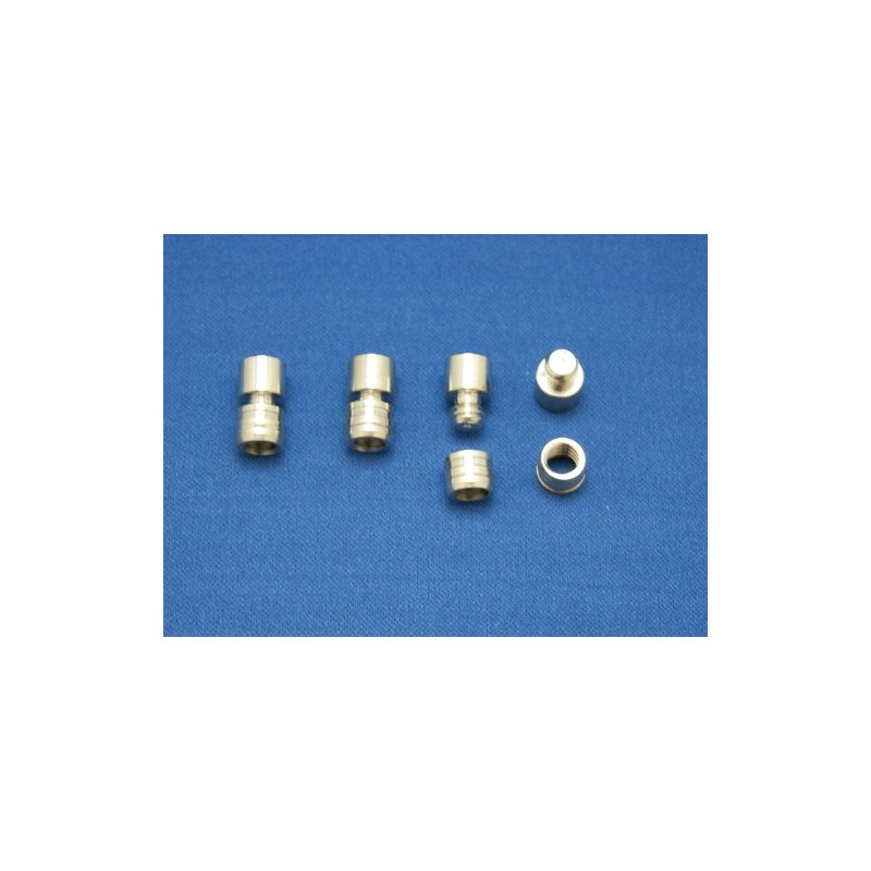Waki Sangyo DB-002 Nickel Dowel Set, Chrome, Shelf, Corner Furniture,