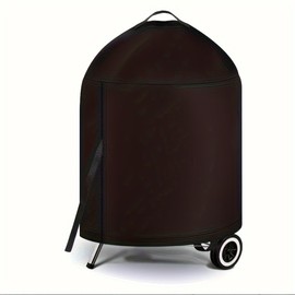 Grill Cover Waterproof BBQ Grill Cover Outdoor, Durable BBQ Grill Cover, Weatherproof, UV Resistant, Fade Resistant (Black, DIA39 x 41")