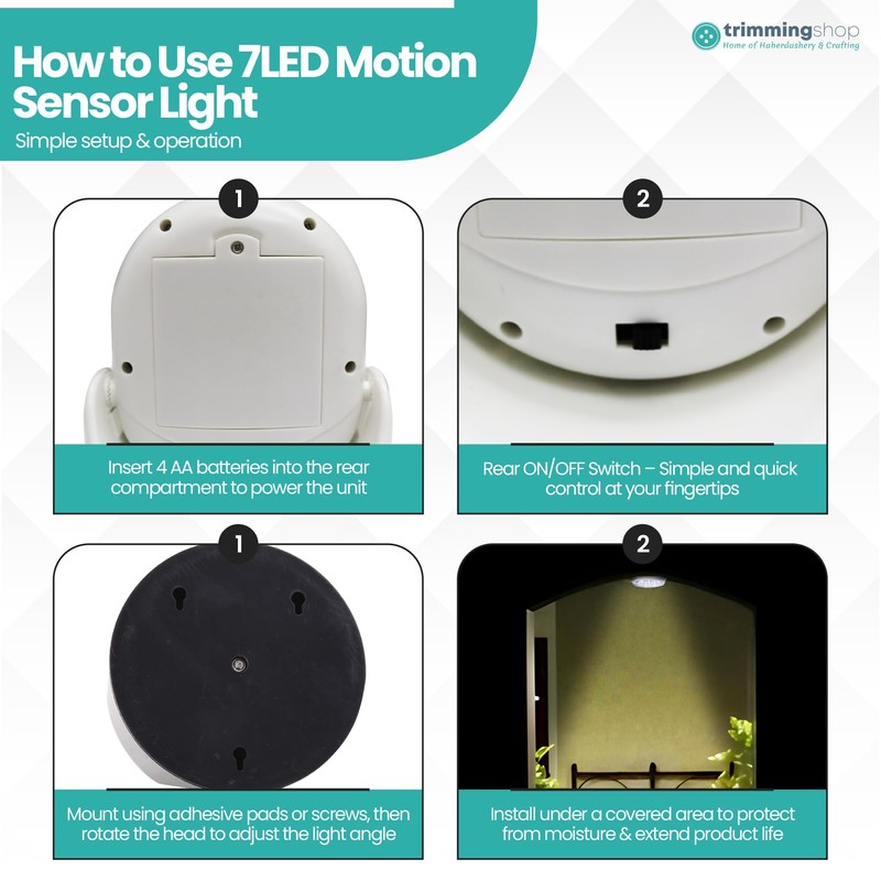 Trimming Shop Motion Sensor Light Activated Wireless Light Angel 7
