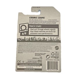 Hot Wheels Cosmic Coupe 135/250 Best For Track Black/Orange Track Stars 5/5