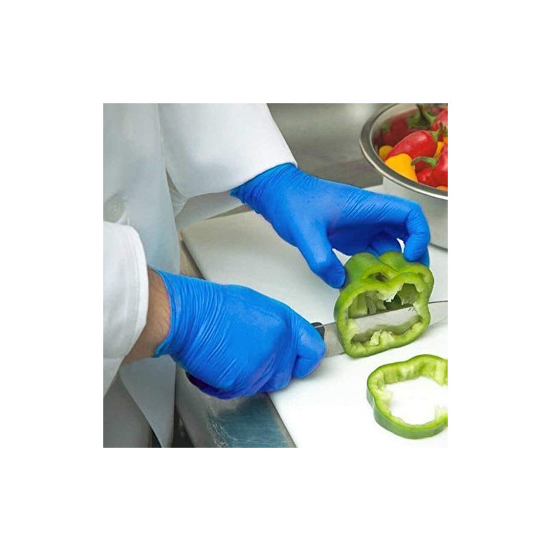 MYWIN 100PCS Nitrile Disposable Gloves , Latex Free Powder Free