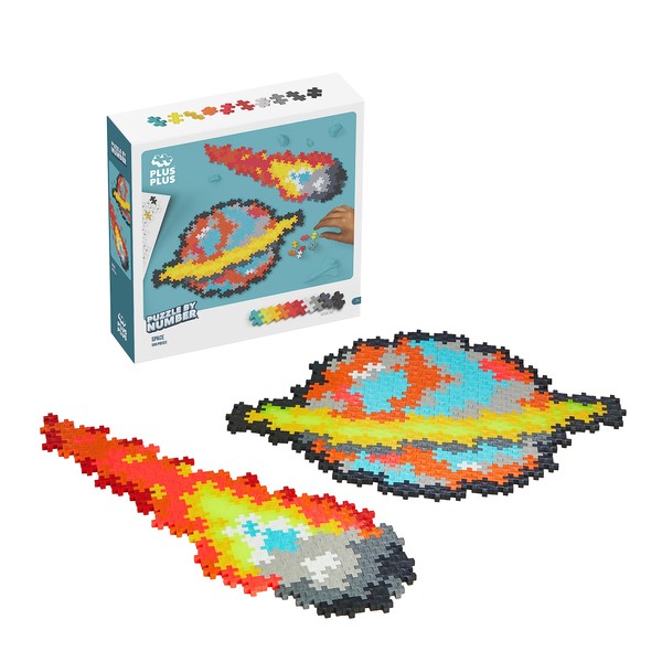 PLUS PLUS - Puzzle by Number - 500 Piece Space