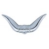 Hood Ornament Bull Horns Chrome Freightliner Kenworth Peterbilt Mack