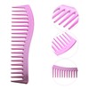 Beavorty 3pcs Men Wide Tooth Hairdressing Comb Abs Material for