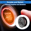 VekAuto Car Push Start Button Cover, Bling Engine Button Cover