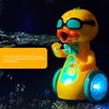 Bubble Machine Toy Electric Bubble Blower Walk Stand Duck Bubble