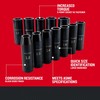 CRAFTSMAN Impact Socket Set, Metric, 1/2-Inch Drive, Deep Impact Sockets,