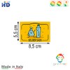 GamesMonkey® - Separate Collection Small Recycling Waste Stickers – DE