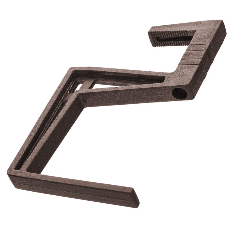 KADAX Plastic Balcony Box Holder, Flower Box Holder, No Drilling,