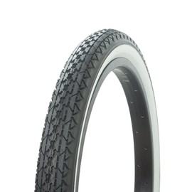 Bicycle Tire Wanda 20" x 2.125" Diamond Thread. Bike tire, Black/White Wall
