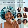 Hebenie Satin Bonnet for Sleeping, Silk Hair Wrap Night Cap