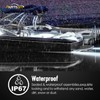 Partsam 1Pcs 8 Inch Slim Line White 30 LED Utility