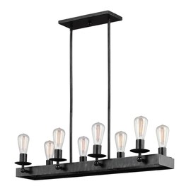 Sea Gull Lighting 3110208-846 Ravenwood Manor Eight-Light Chandelier Hanging Modern Fixture, Stardust Finish