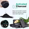 Activated Charcoal Teeth Whitening Set, Pulver-Zahnpasta, Zahnpulver aus Kokosnusskohle -