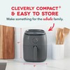 DASH Tasti-Crisp™ Electric Air Fryer Oven, 2.6 Qt., Grey –