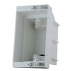 Arlington DVFR1W-1 Recessed Electrical/Outlet Mounting Box, Single Gang