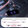 GUGOBOX 4 in 1 Coiled USB C Cable -4ft-65W USB