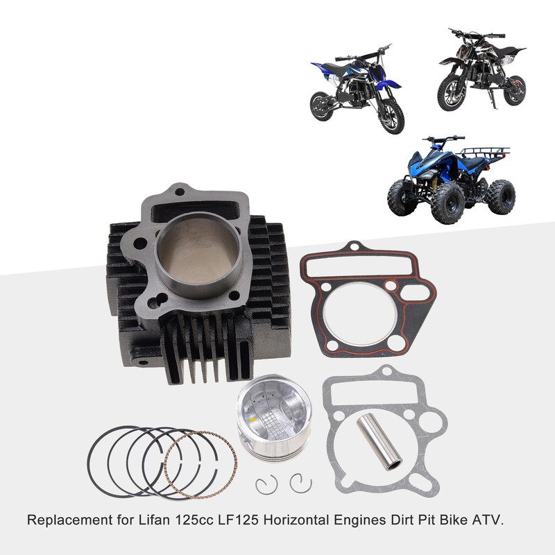 GOOFIT 52.4mm Engine Cylinder Big Bore with Piston Kit and