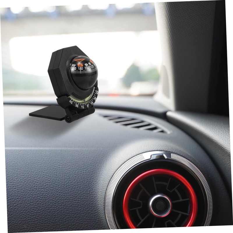 WOONEKY Luminous Guide Ball Dash Compass for Car Orienteering Compass