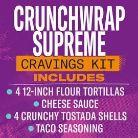 Taco Bell Crunchwrap Supreme Cravings Kit, 22.6 oz Box