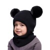 ENBAOHUI Baby Winter Hat Scarf 2 Packs Toddler Winter Hat