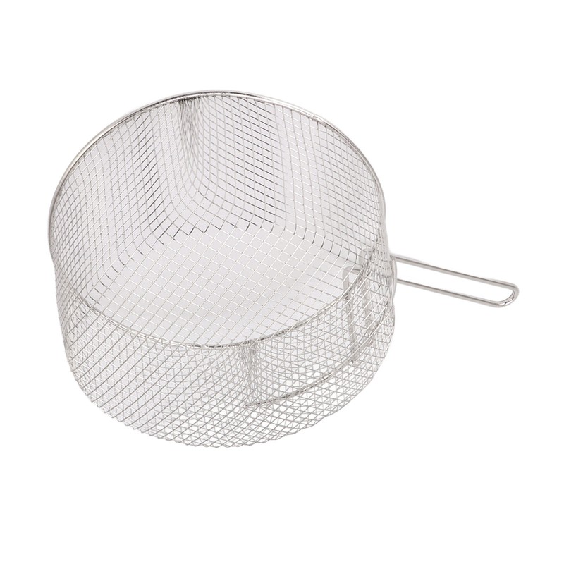 Frying Basket Stainless Steel Long Handle Reusable Rust Resistant Fry