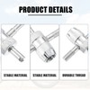 X AUTOHAUX 4pcs 4 in 1 Valve Core Tire Valve
