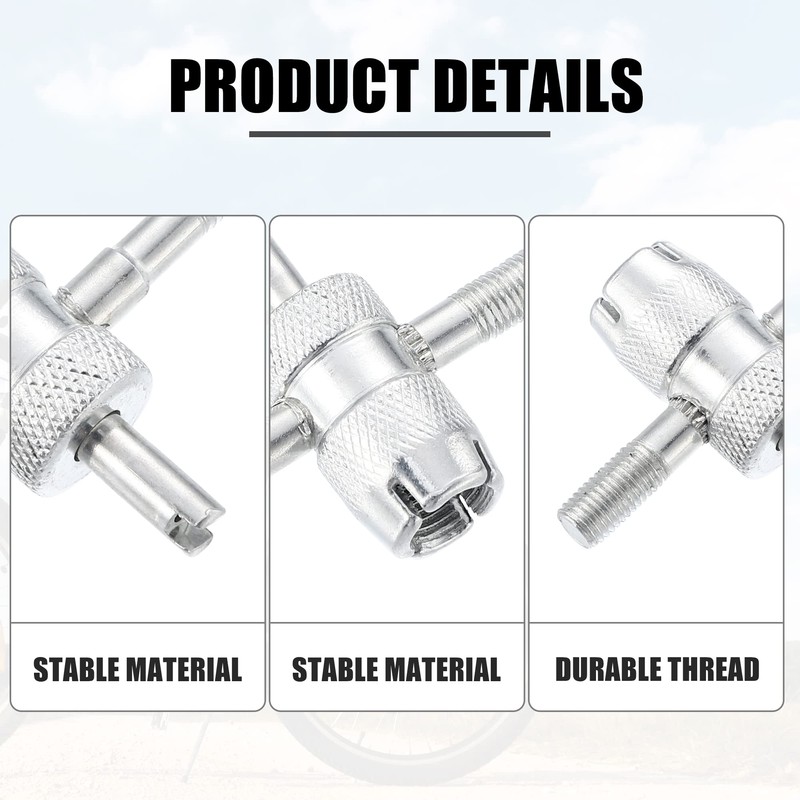 X AUTOHAUX 4pcs 4 in 1 Valve Core Tire Valve