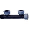 TAVLIT PP Swivel Multi-T Splitter 1 Inch 10 Bar Connector Screw Connection 2-Way